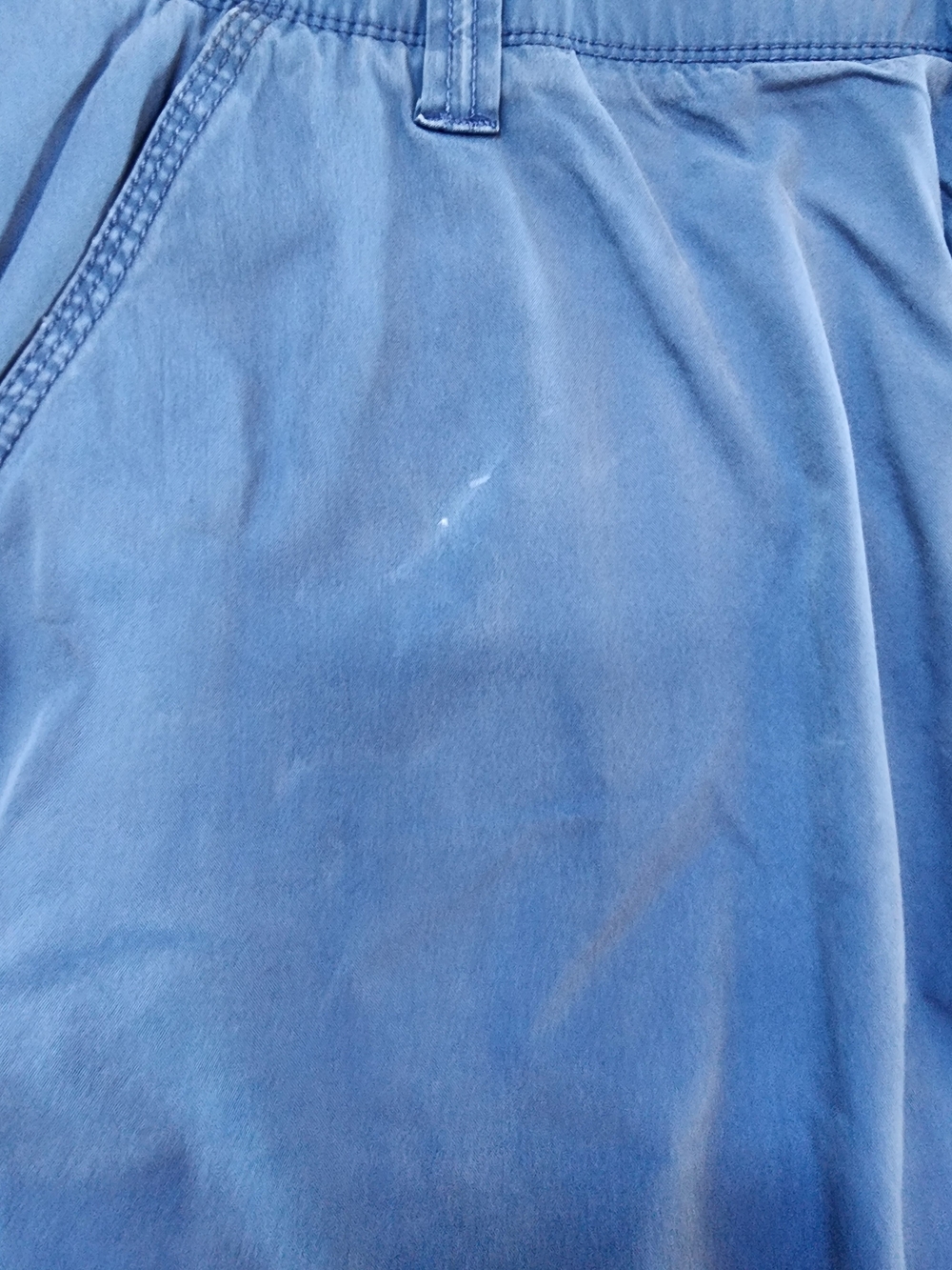 Wrangler Men's Light Blue Cargo Shorts. Size 40, Good Condition - Picture 3 of 10
